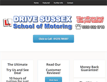 Tablet Screenshot of drivesussex.co.uk